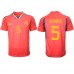 Maillot de foot Espagne Sergio Busquets #5 Domicile vêtements Monde 2022 Manches Courtes
